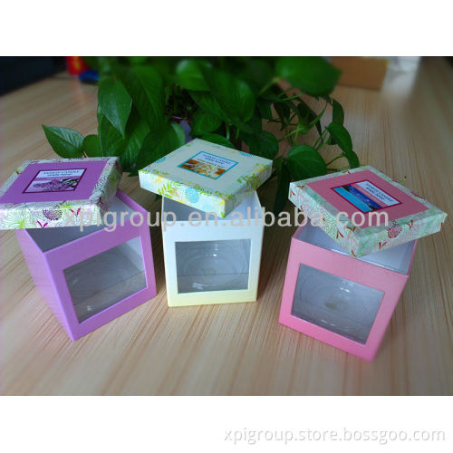 Printed Paper Gift Box with PVC window